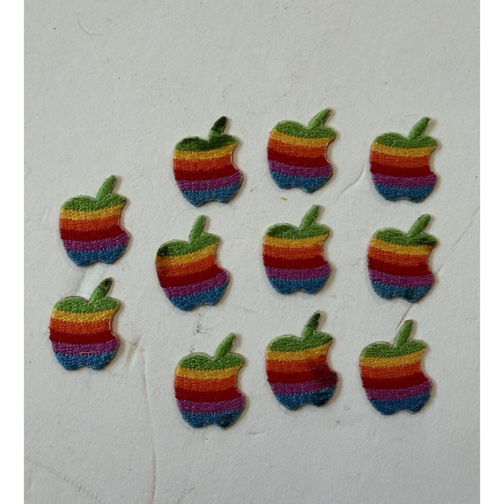 APPLE NEW EMBROIDERED COMPANY PATCH Lot Of 11